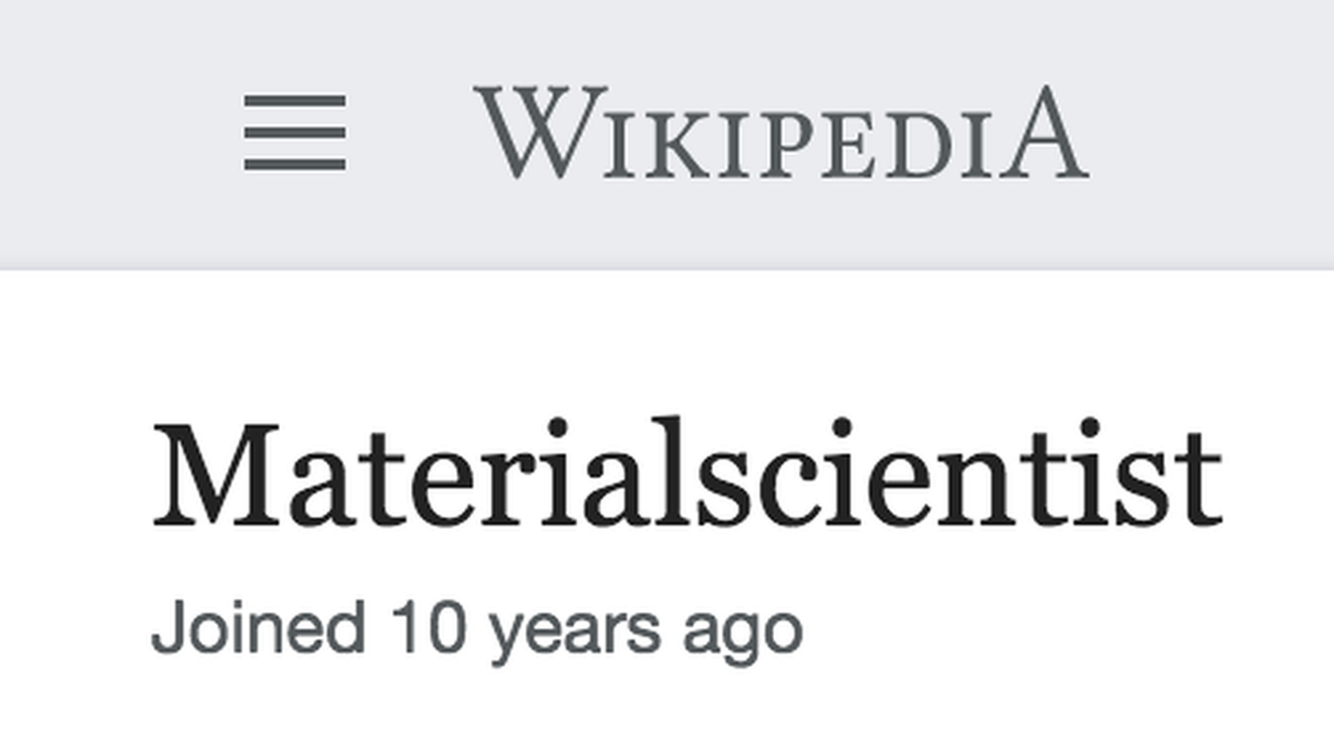 materialscientist wikipedia editor wiki bio photo editor wikipedia